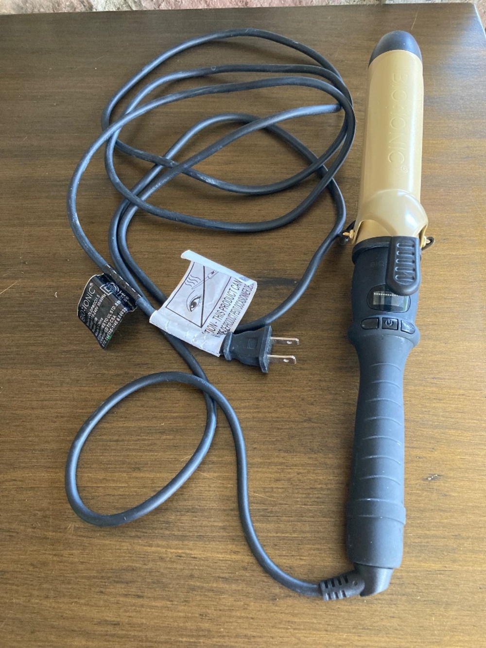 1.5” Bio Ionic Gold Pro Curling Iron